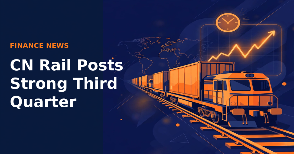 Canadian National Railway Posts Strong Third Quarter as Freight Volumes Rise